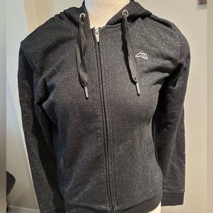 Equiline black hoodie with sparkles size L NWT. Super comfortable & lined hood.